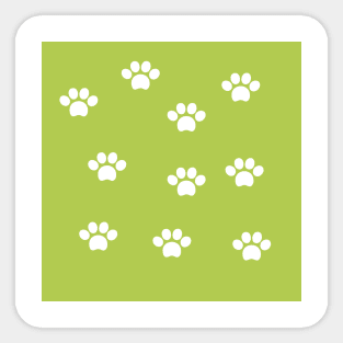 Paw pattern Sticker